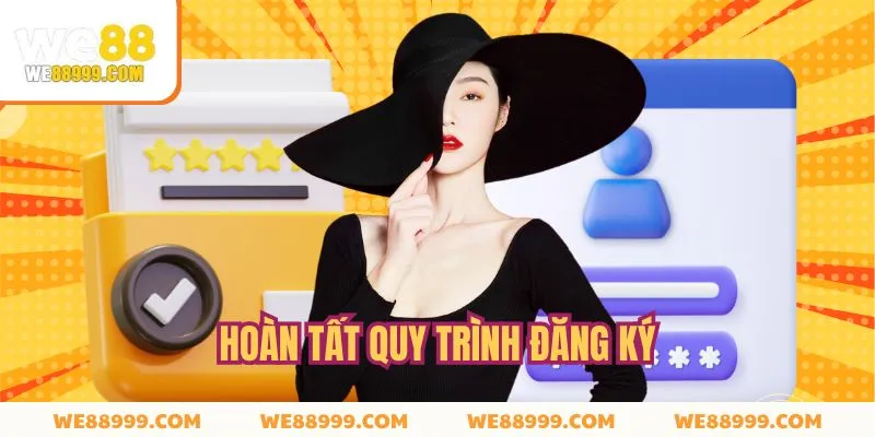 Ấn xác nhận và hoàn tất thủ tục mở tài khoản