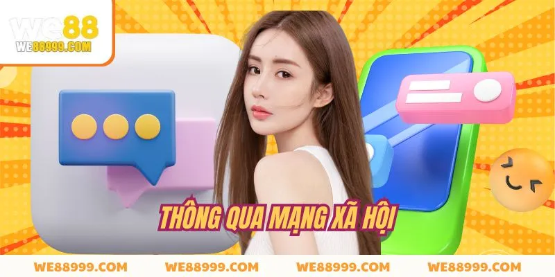 Sử dụng mạng xã hội để liên hệ cskh